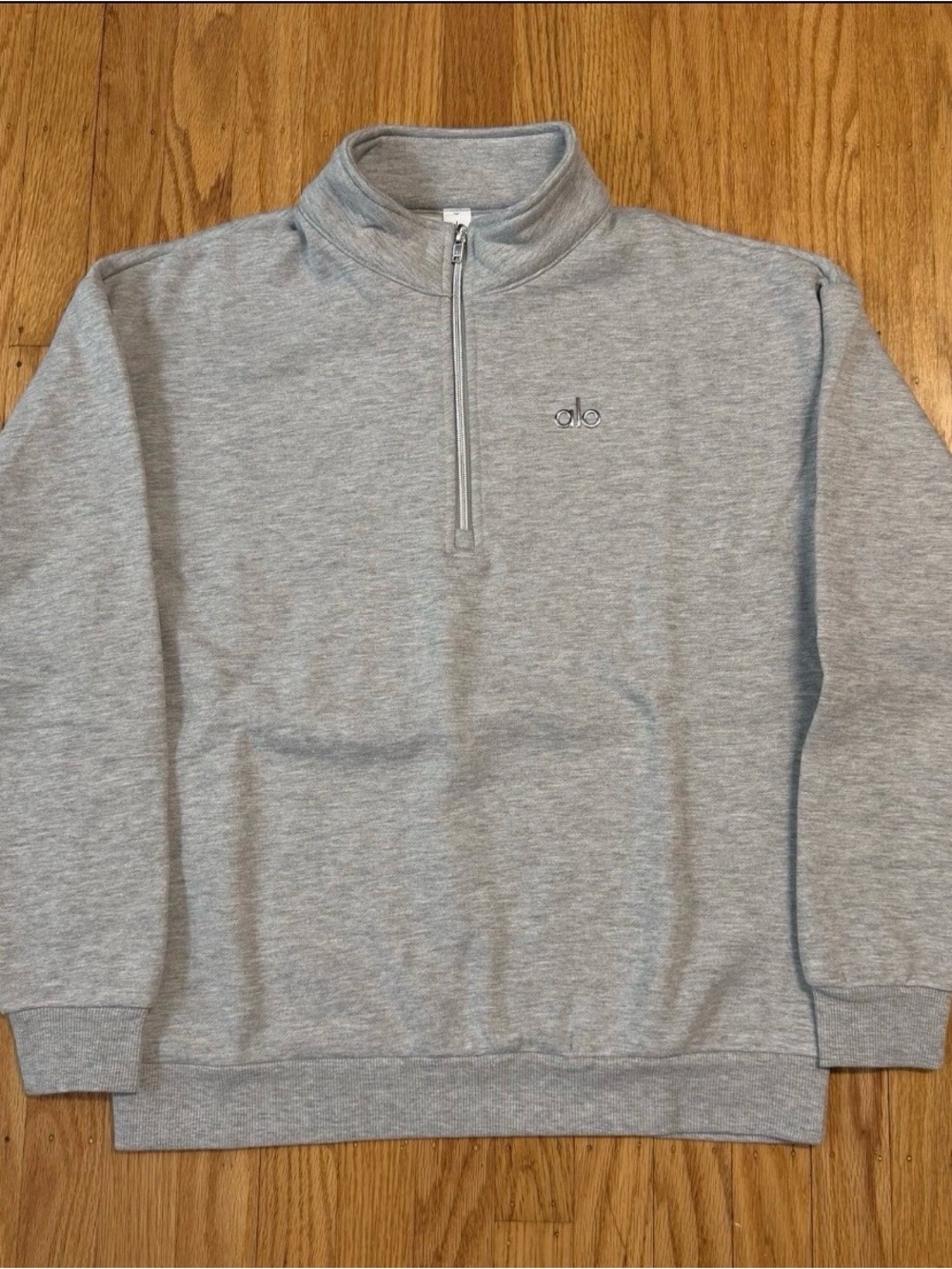 ALO Yoga Gray Quarter-Zip Pullover - Sizes XS, S, M, L, XL